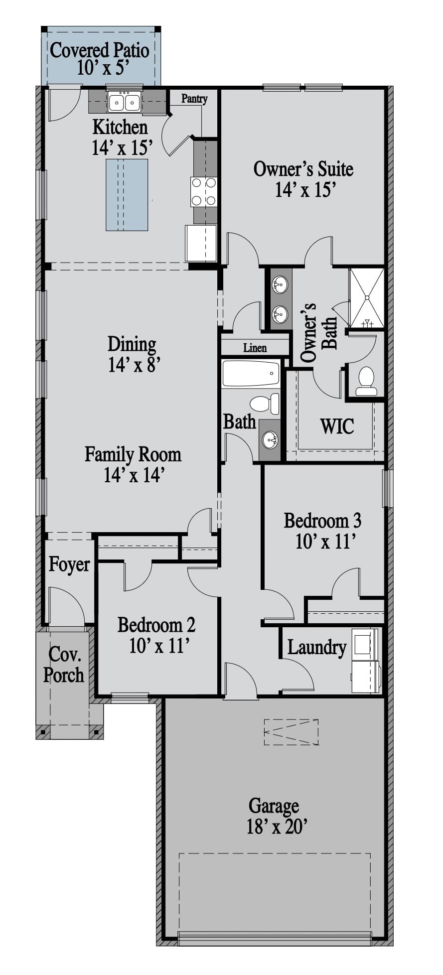 Burnet 1st Floor floor plan