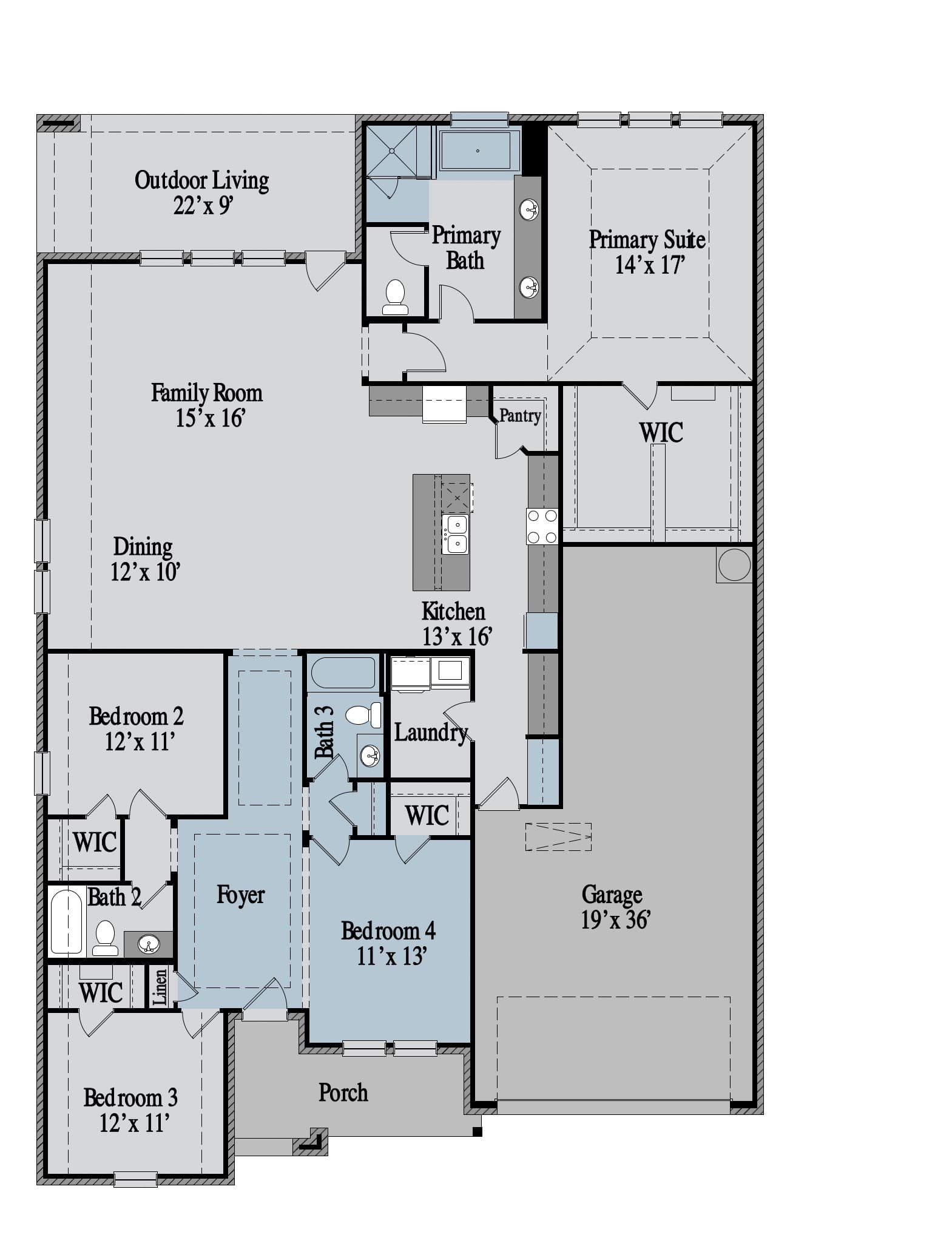 Dawson 1st Floor floor plan