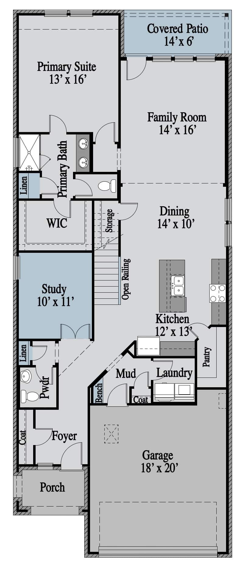 Tucker 1st Floor floor plan