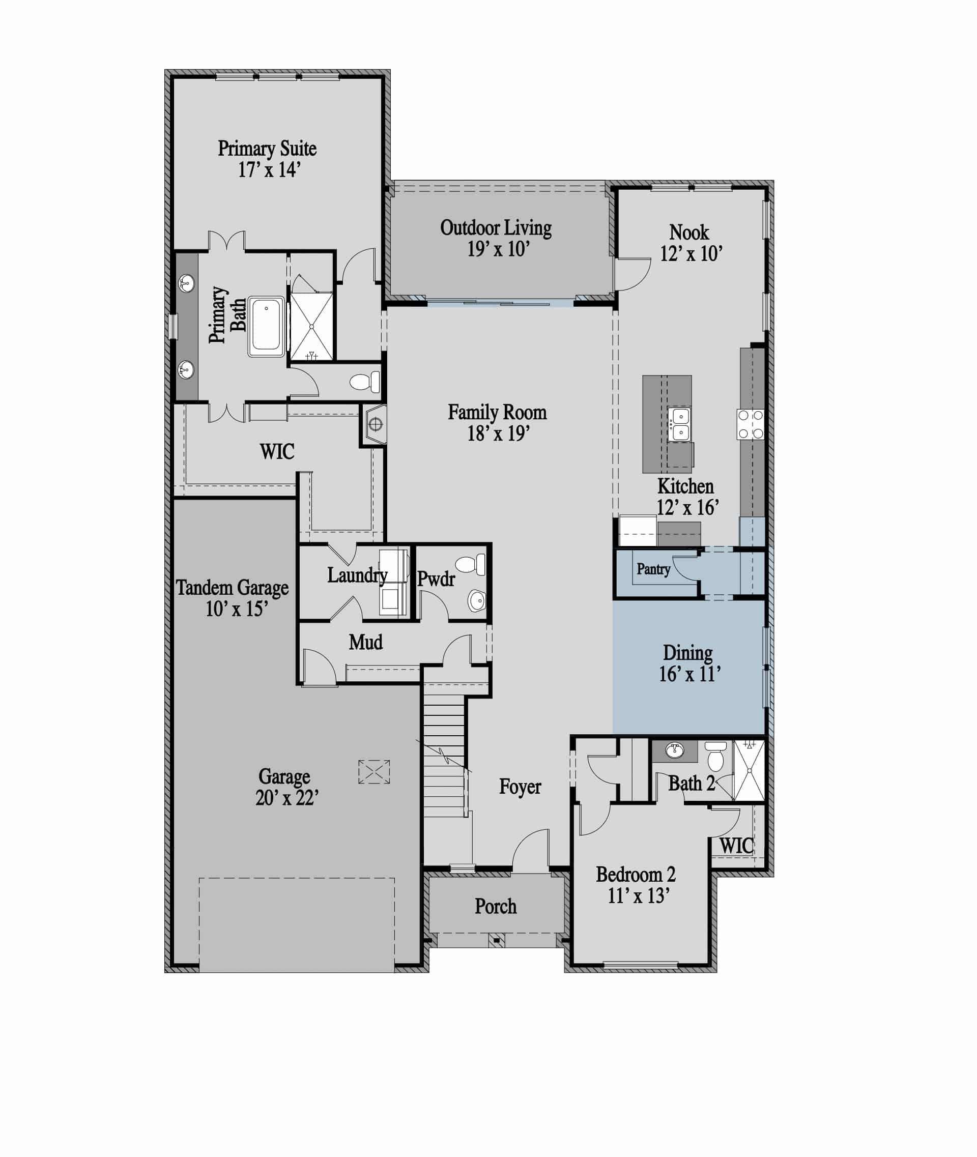 Presidio 1st Floor floor plan