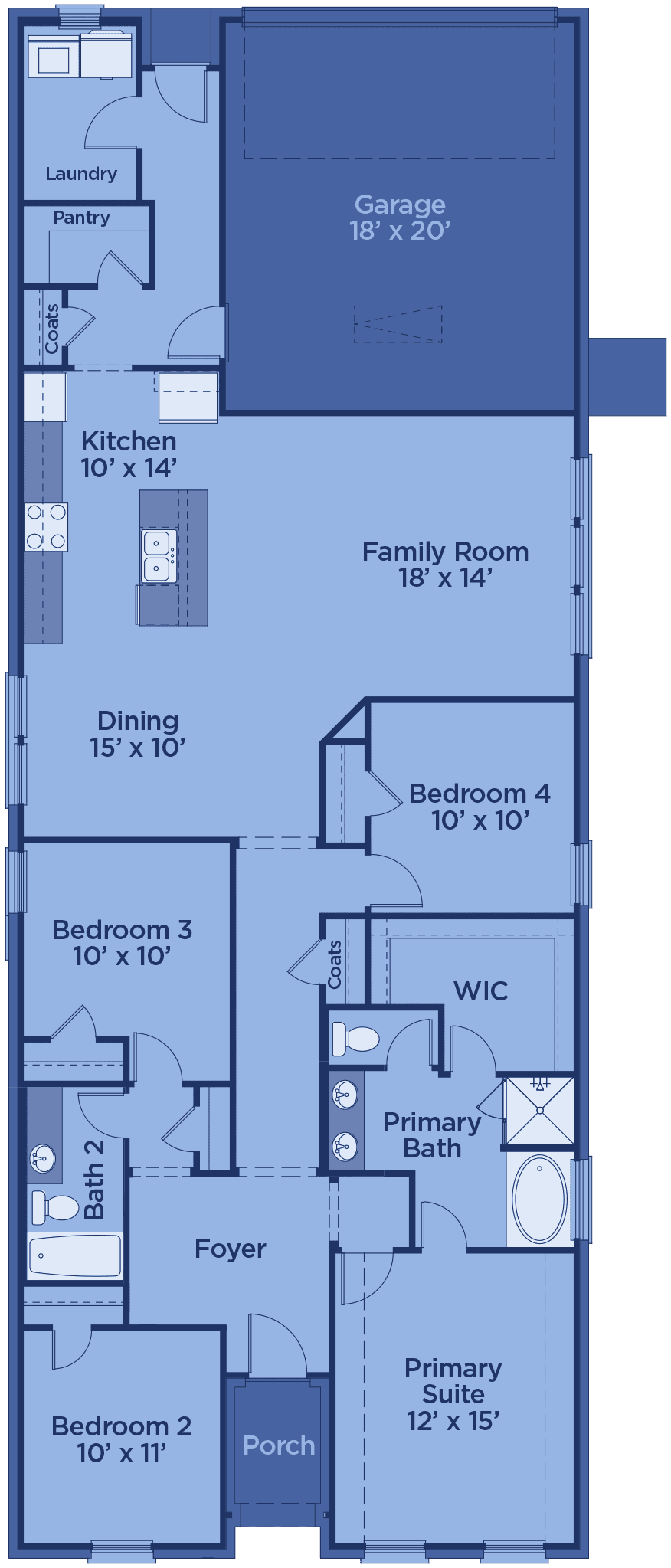 Cedar — First Floor