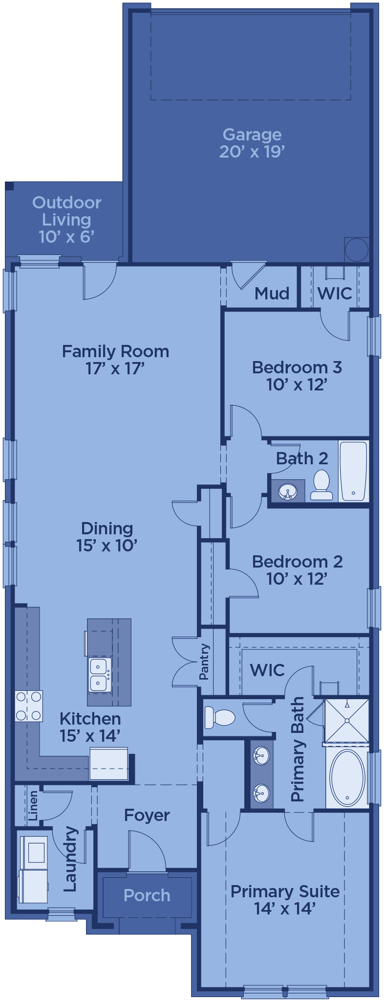 Cypress — First Floor
