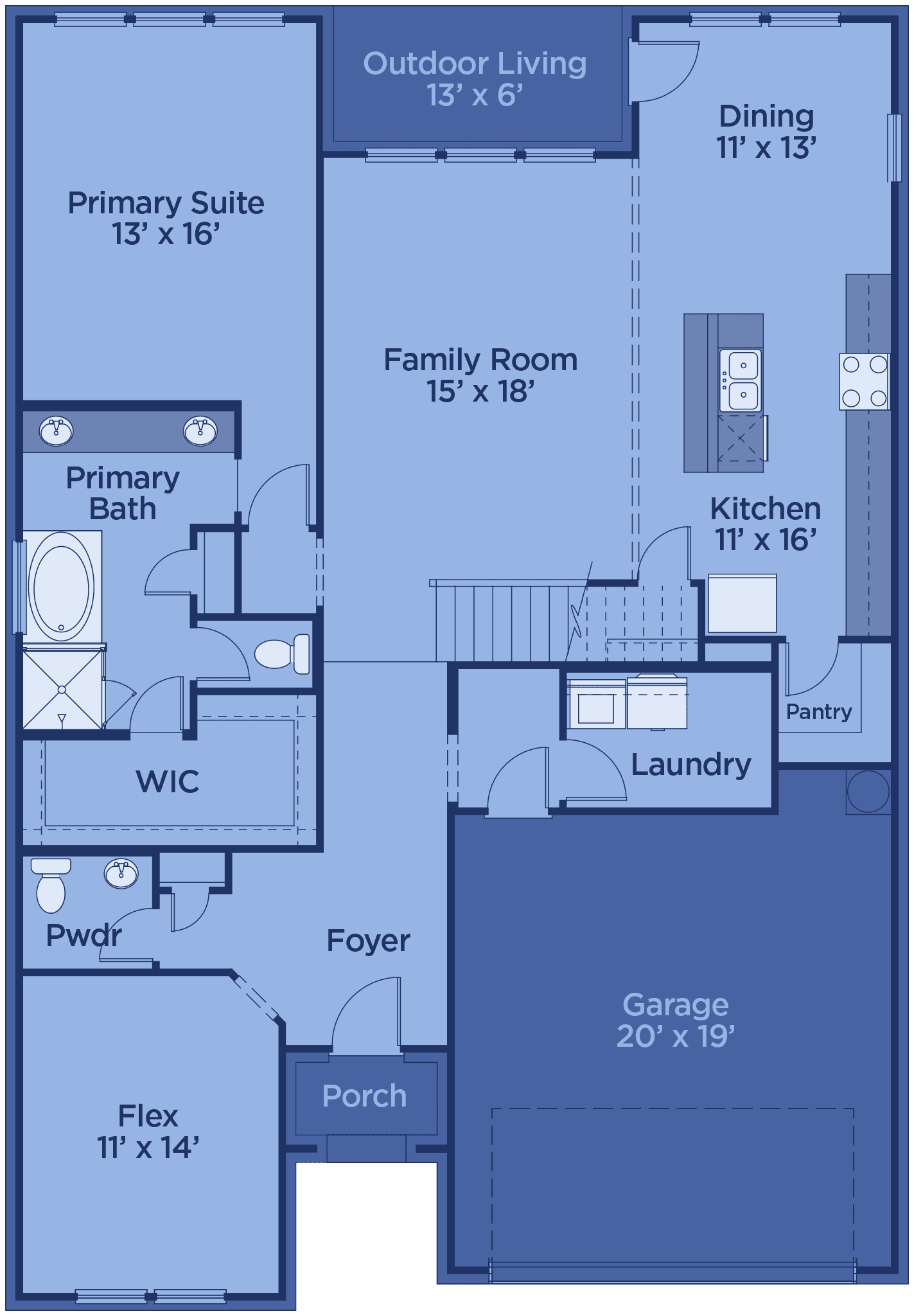 Nueces — First Floor