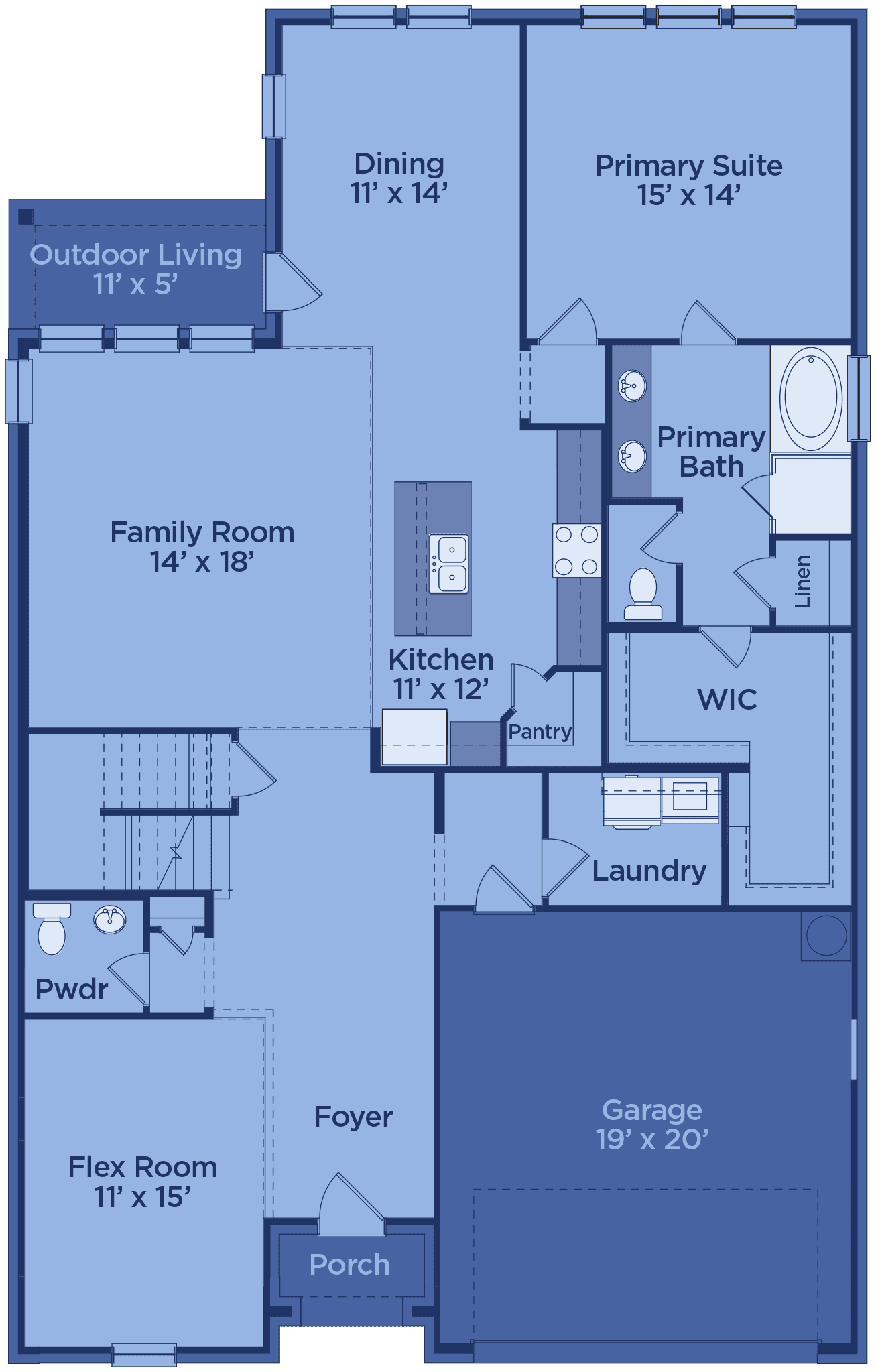 Sabine — First Floor