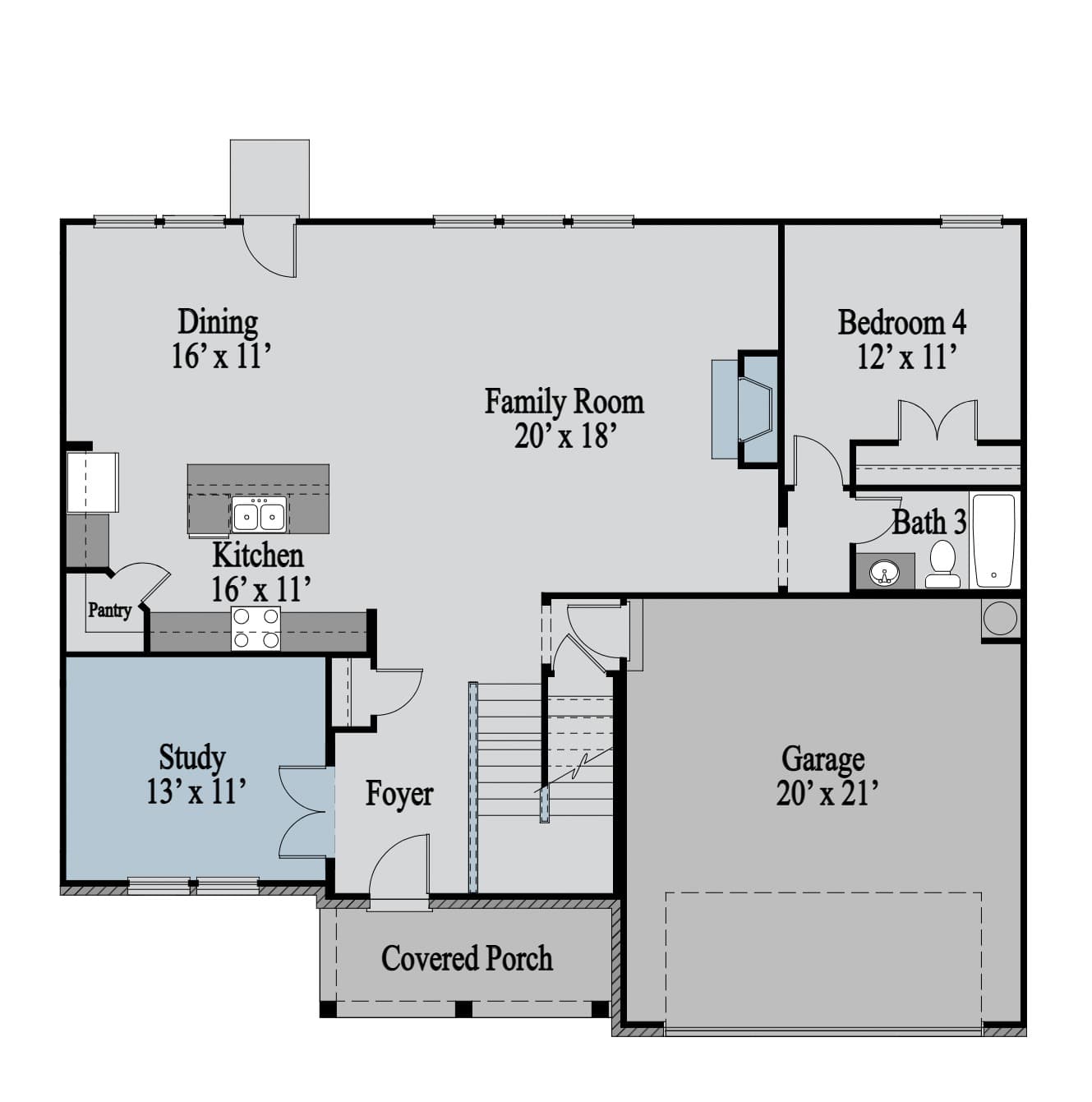 Charlton 1st Floor floor plan