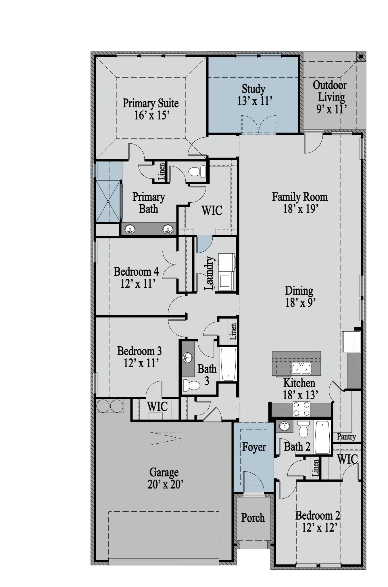 Rio Grande 1st Floor floor plan