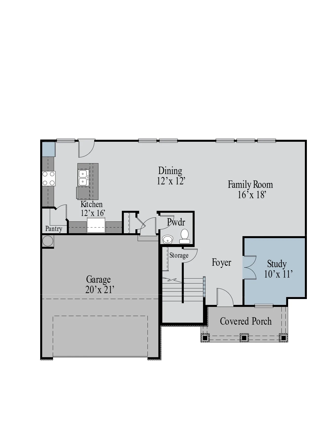 Atkinson 1st Floor floor plan
