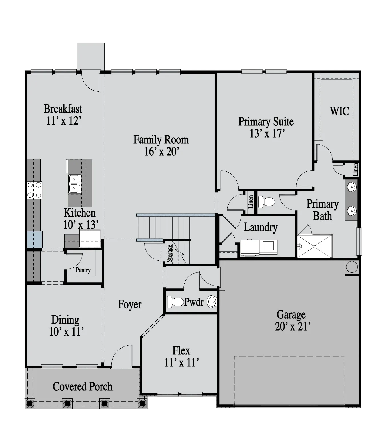 Glynn 1st Floor floor plan