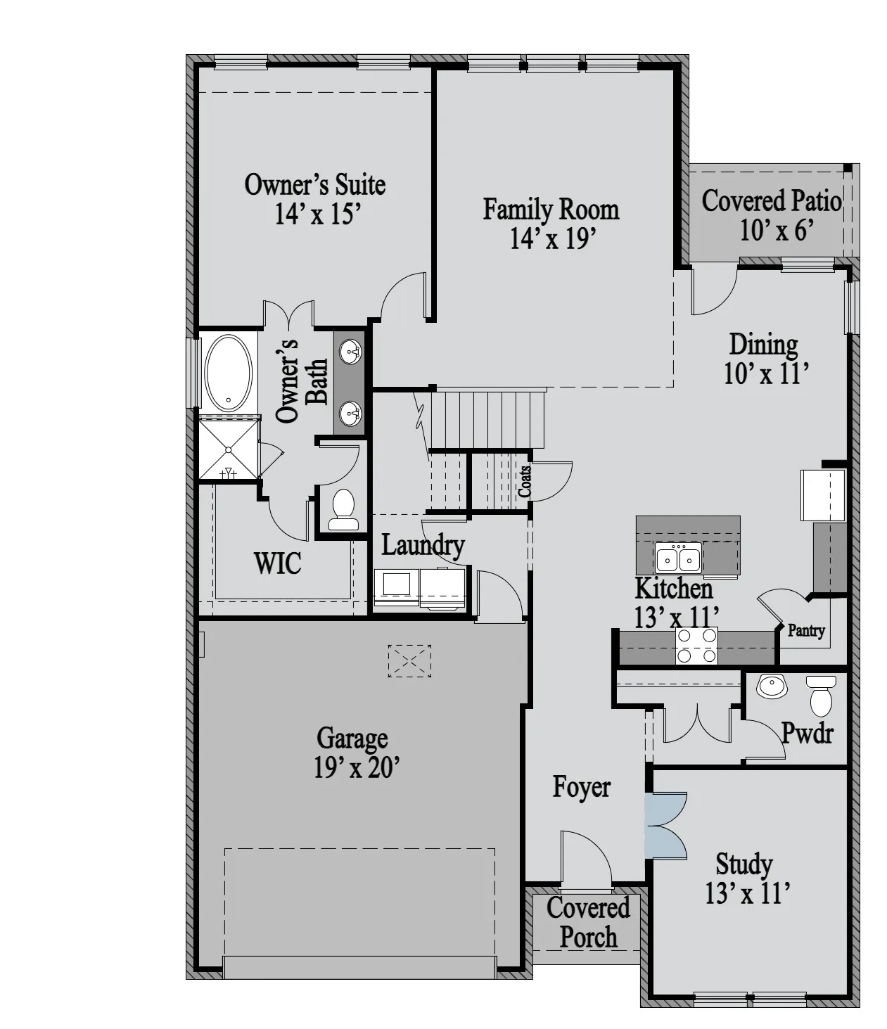 Salado 1st Floor floor plan