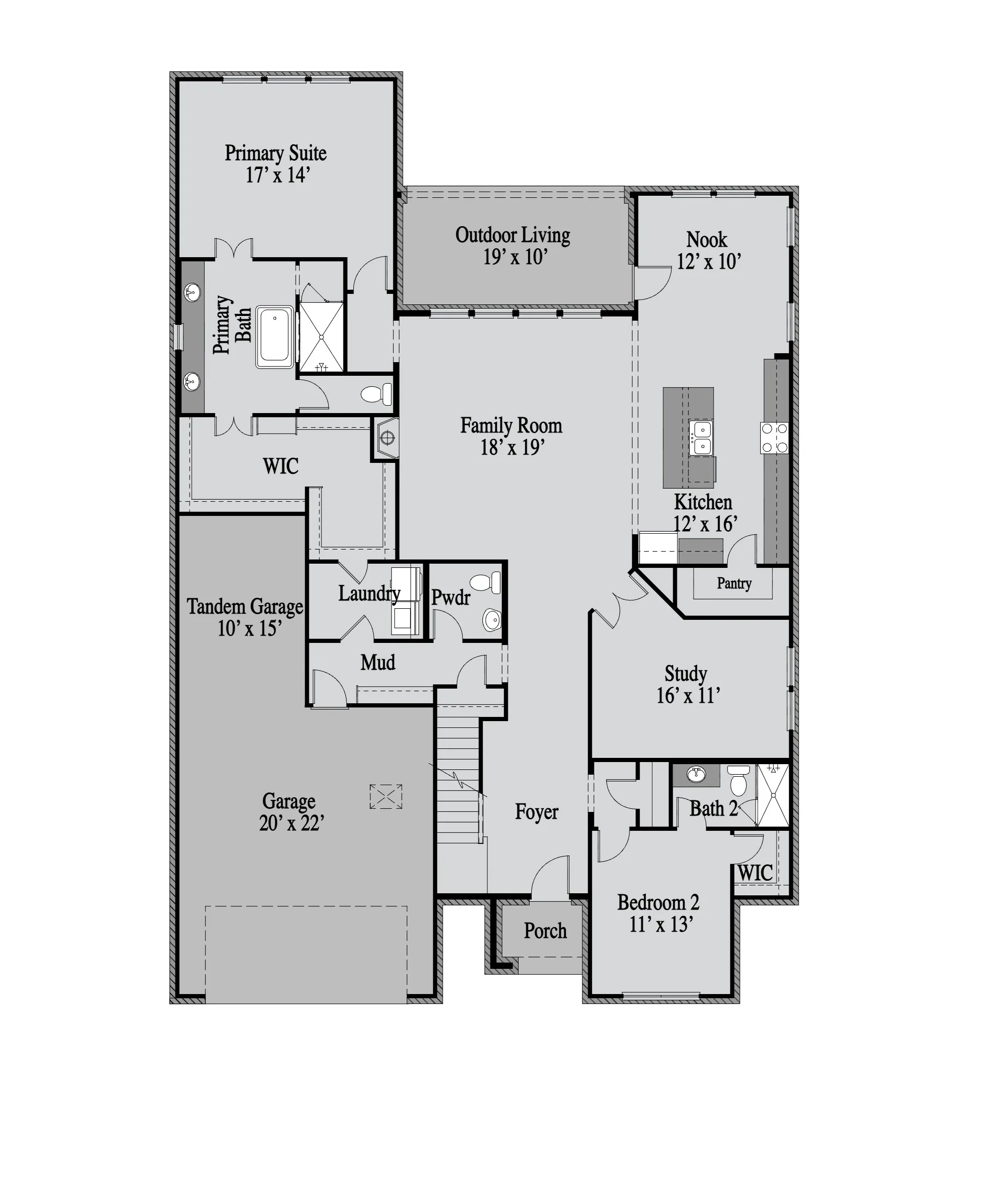 Presidio 1st Floor floor plan