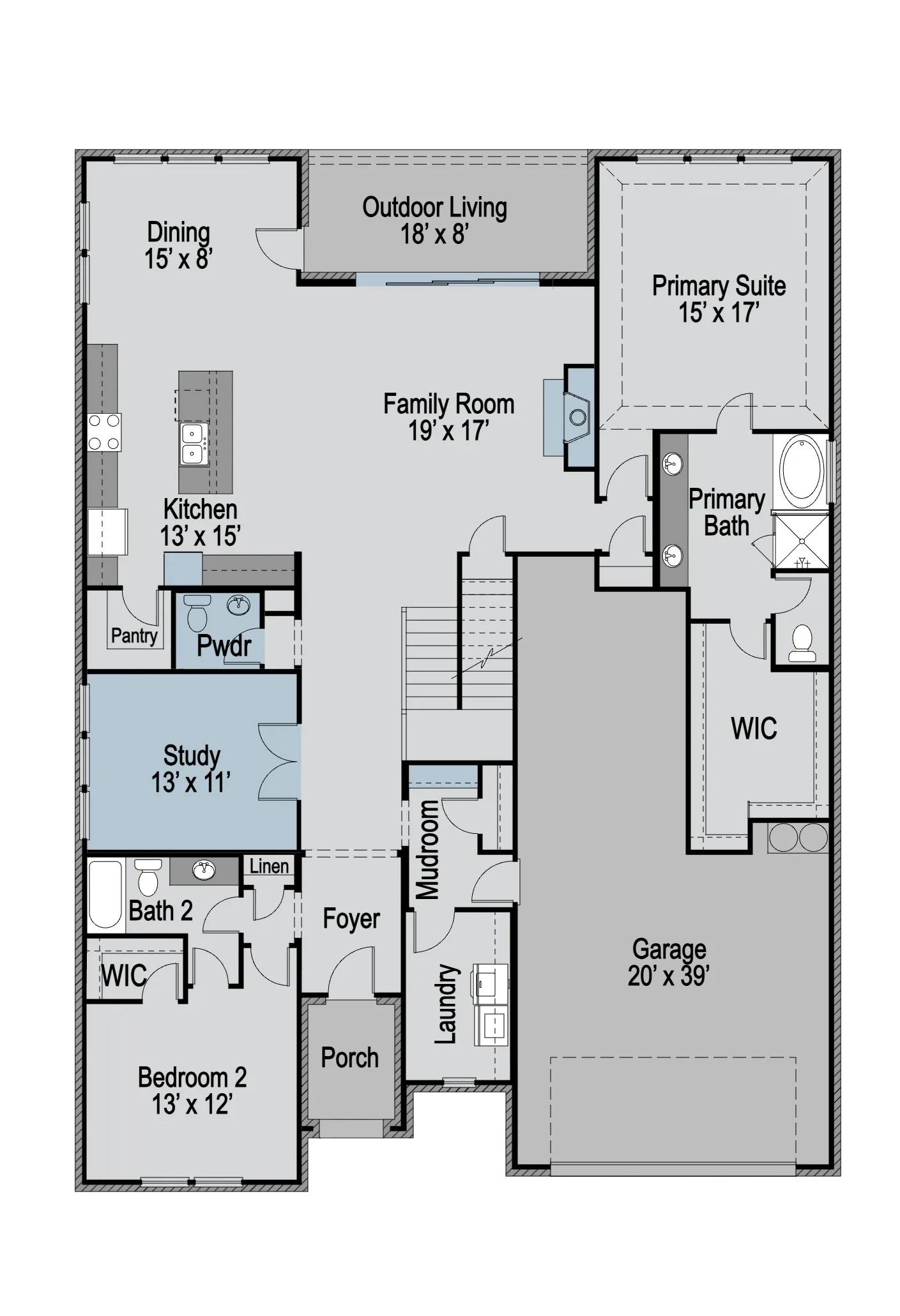 Grayson 1st Floor floor plan