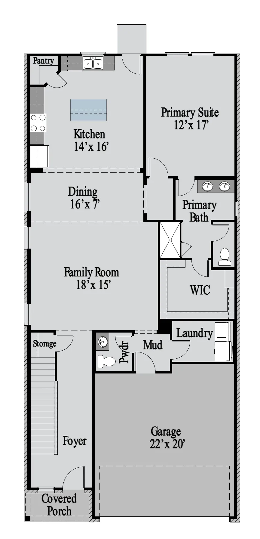 Lamar 1st Floor floor plan