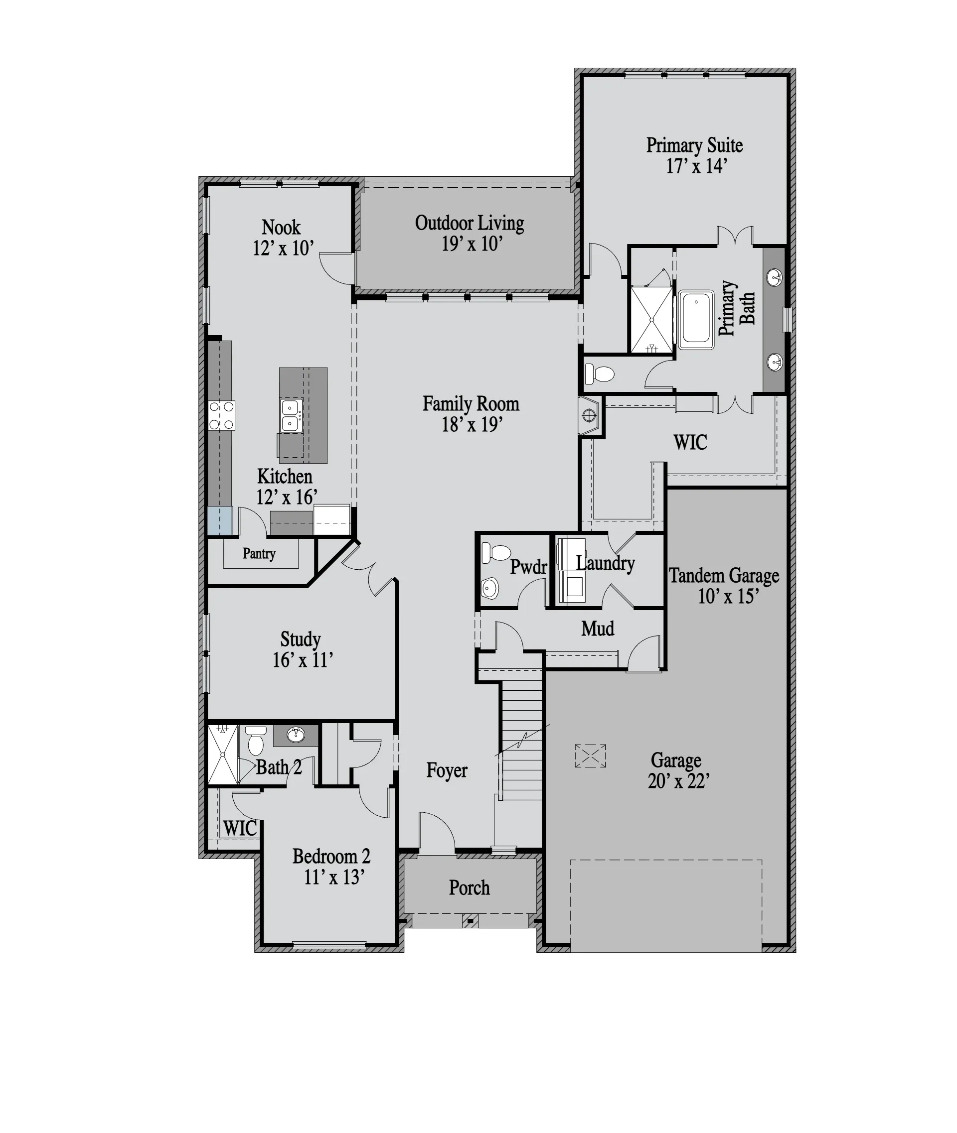 Presidio 1st Floor floor plan