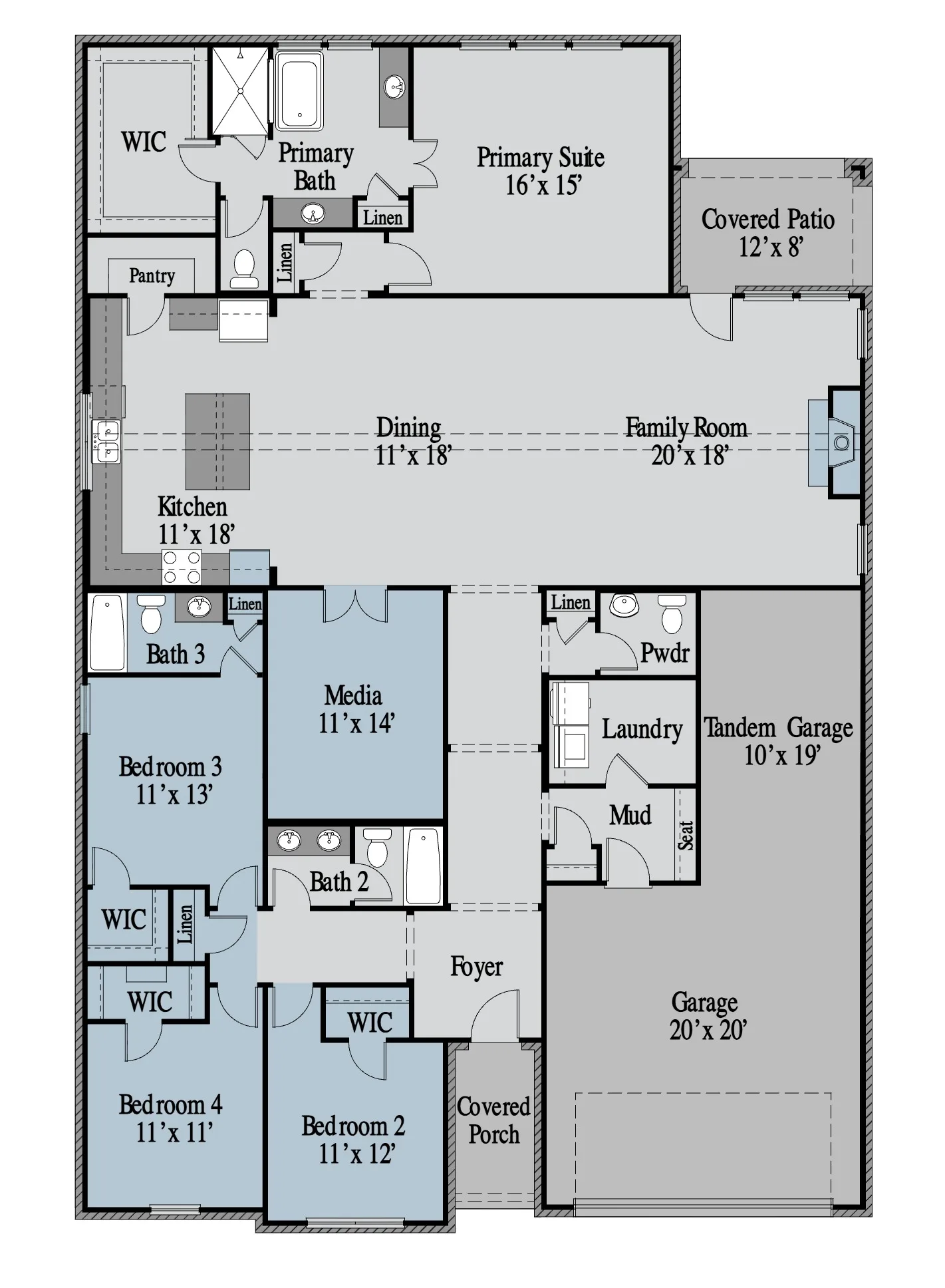 Travis 1st Floor floor plan