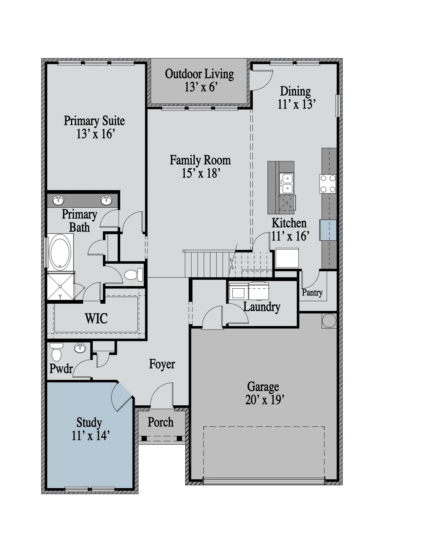 Nueces 1st Floor floor plan
