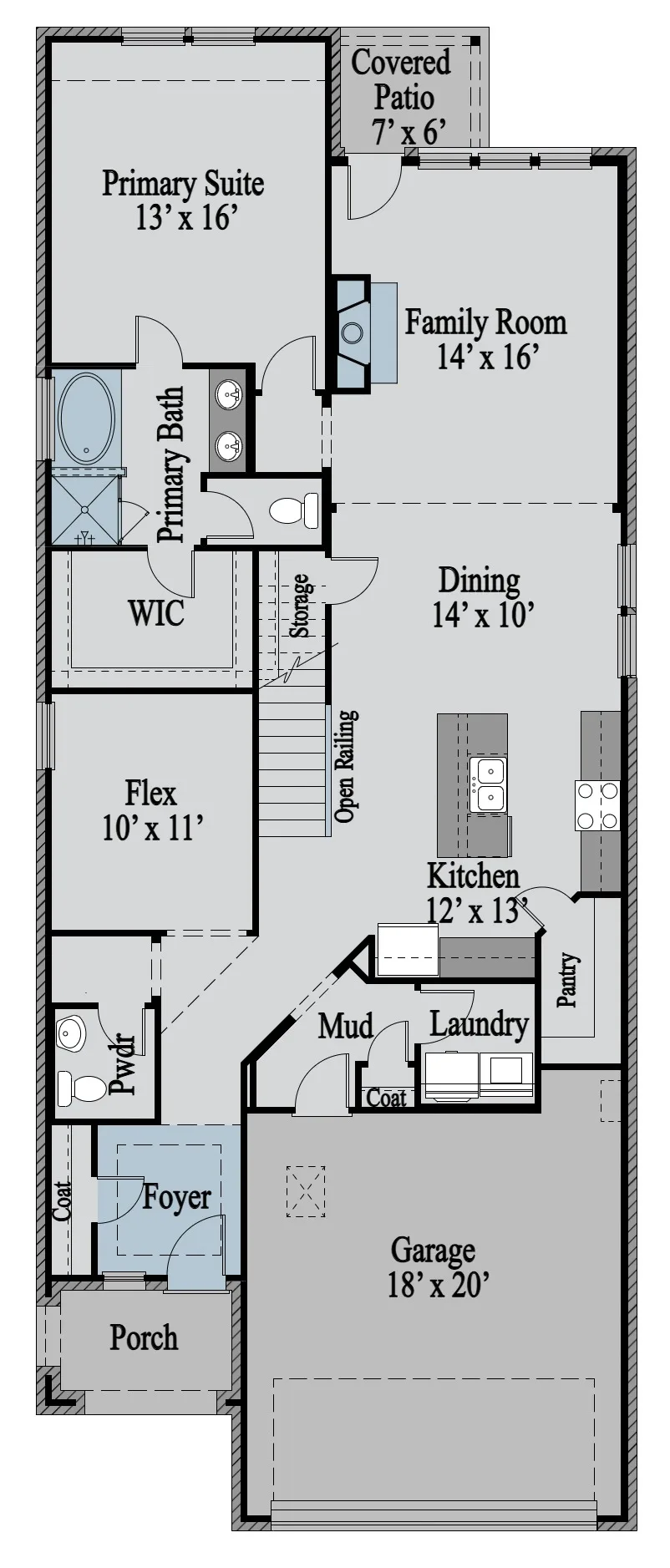 Tucker 1st Floor floor plan