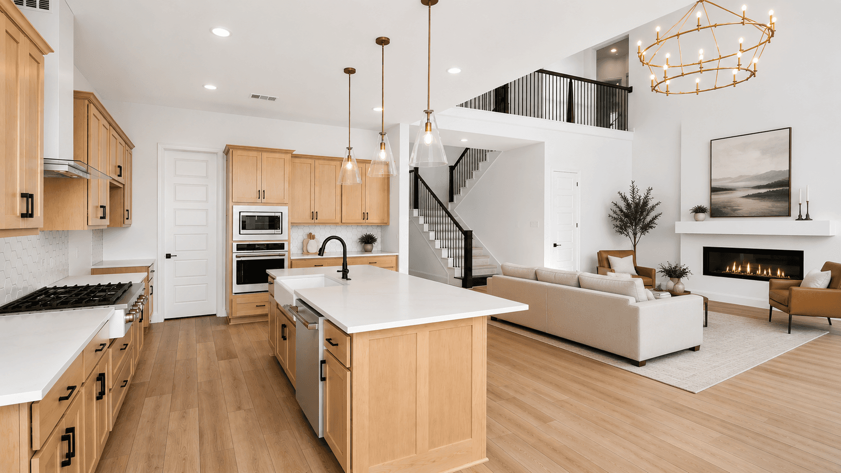 Kitchen & Living Area