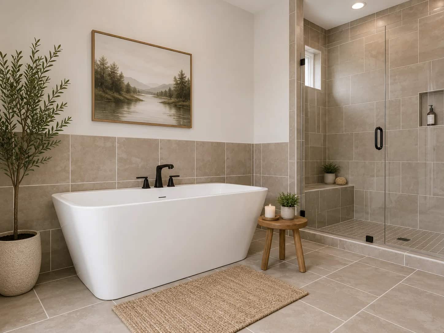 Upgraded Primary Bathroom