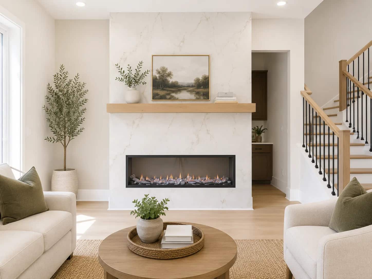 Upgraded Fireplace