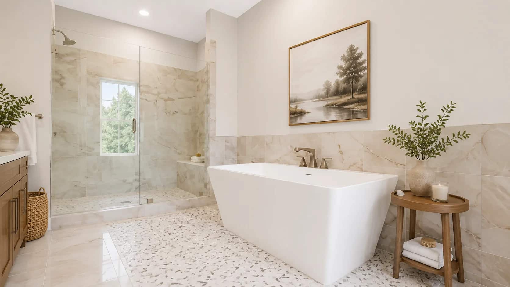 Upgraded Primary Bathroom