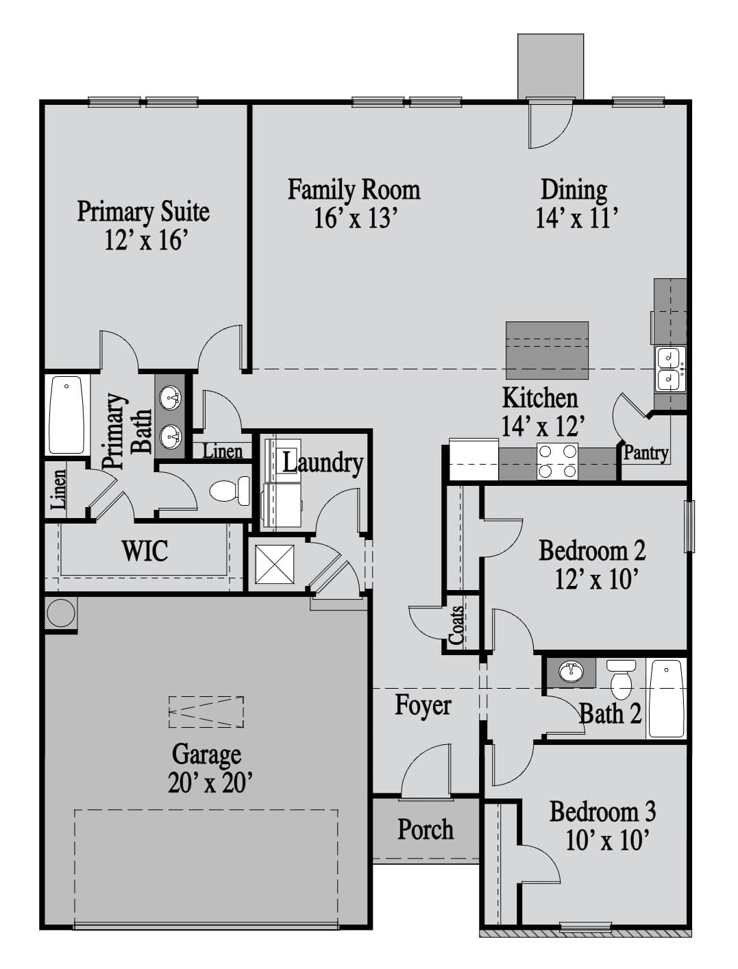 Athens 1st Floor floor plan