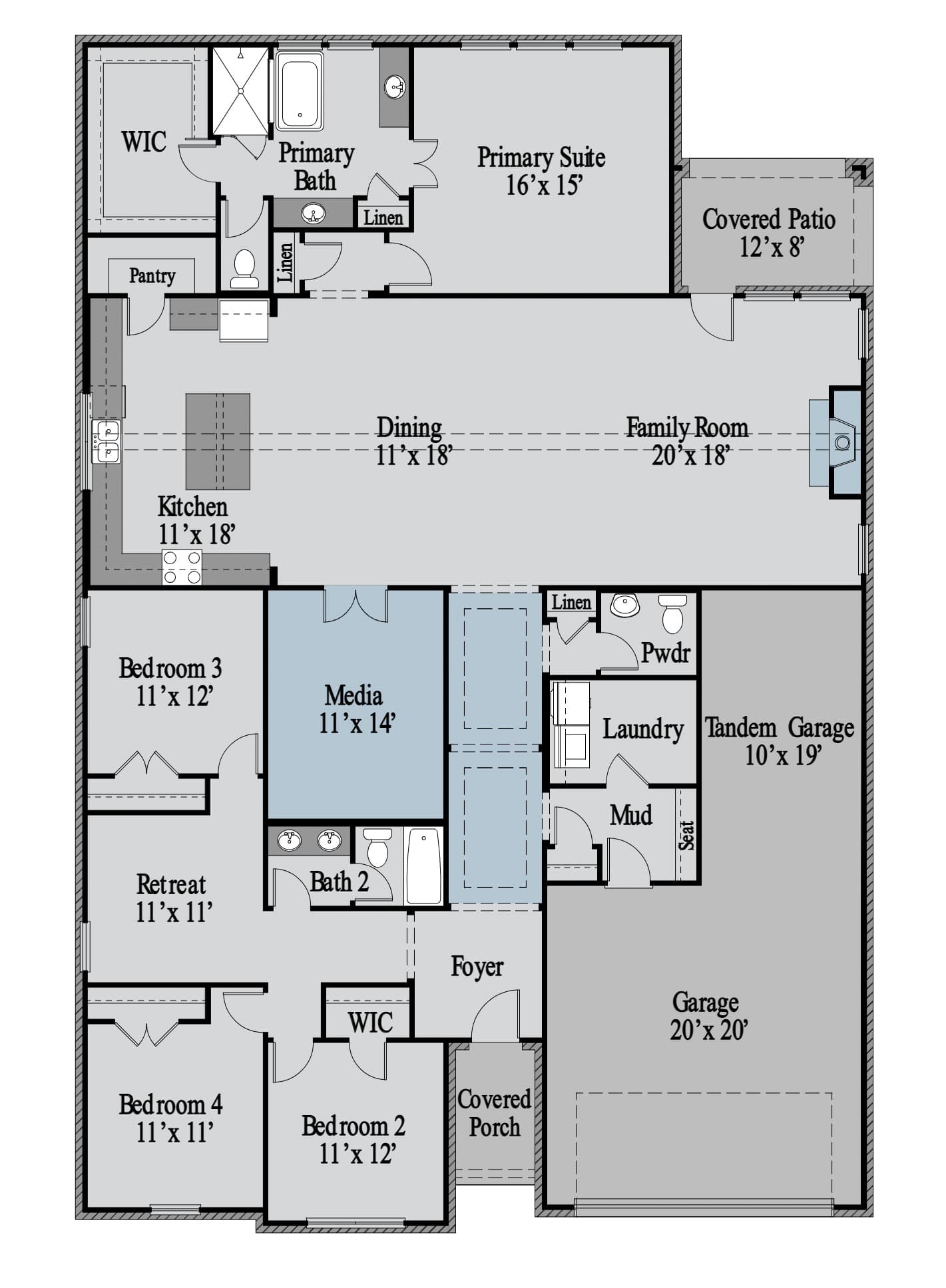 Travis 1st Floor floor plan