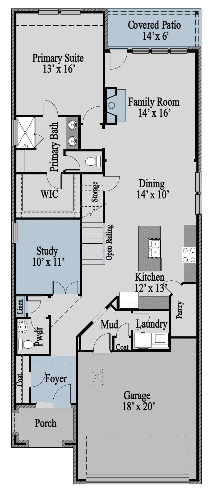 Tucker 1st Floor floor plan