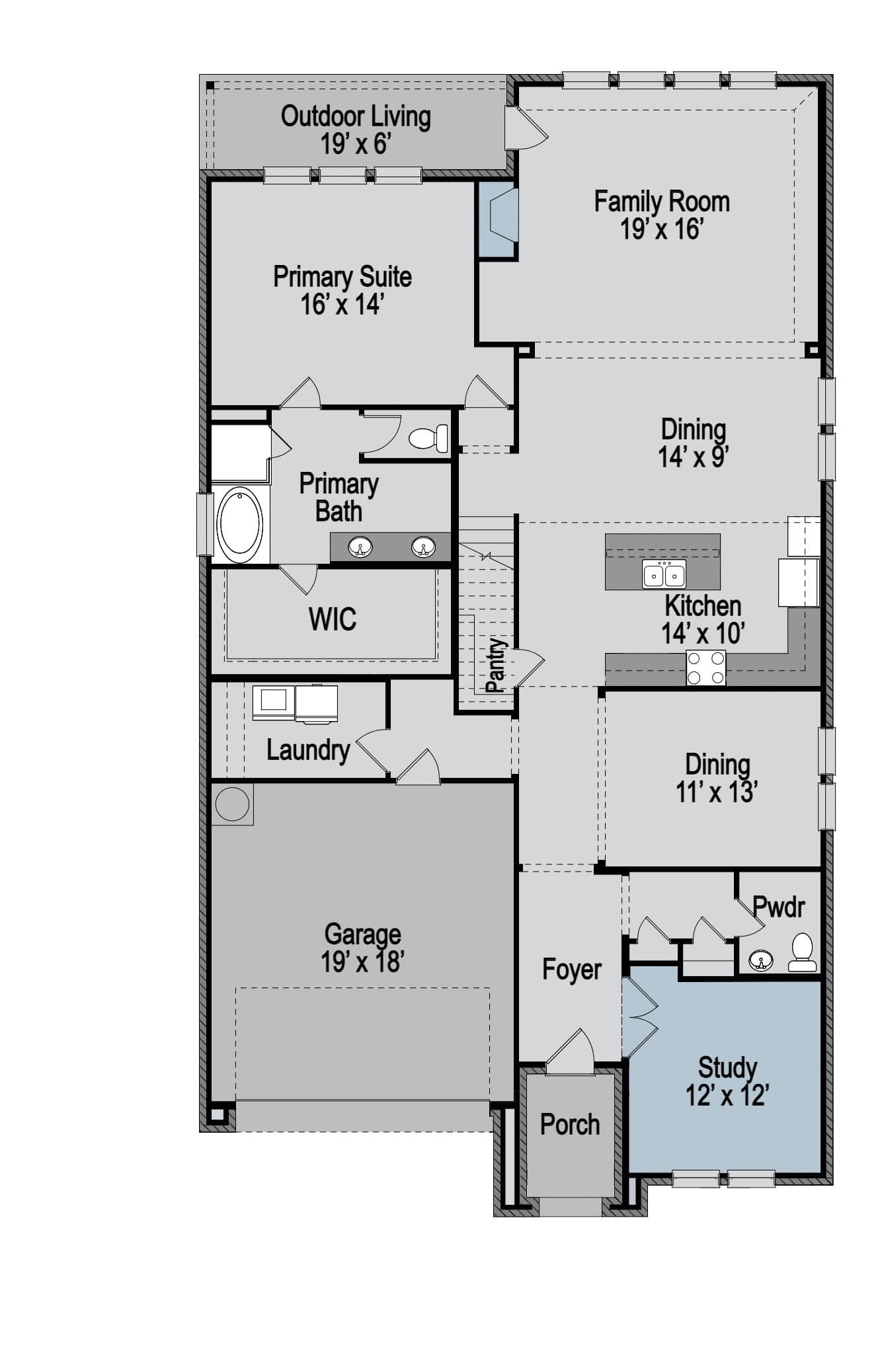 Trinity Executive 1st Floor floor plan